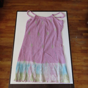 Boho Lavender Cotton Sundress